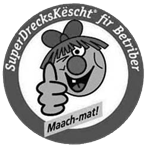 SuperDrecksk&euml;scht Logo